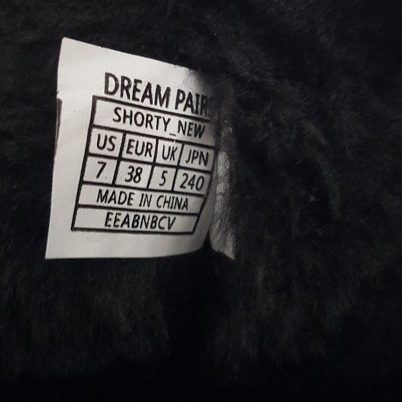 New DREAM PAIRS Womens Faux fur Mid Calf Sheepskin Insole Winter Ankle Snow Boot - Picture 6 of 7